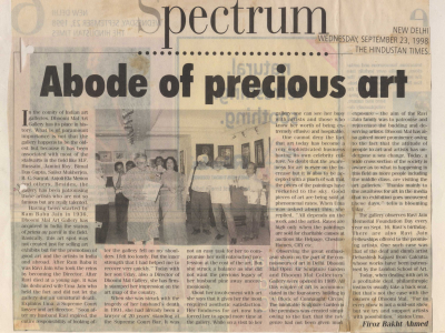 pressclipping/1990s/Dhoomimal Gallery Abode of precious art.jpg